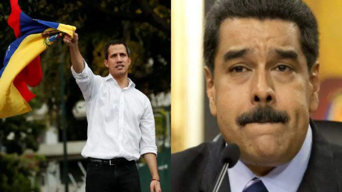 collage maduro guaido REUTERS